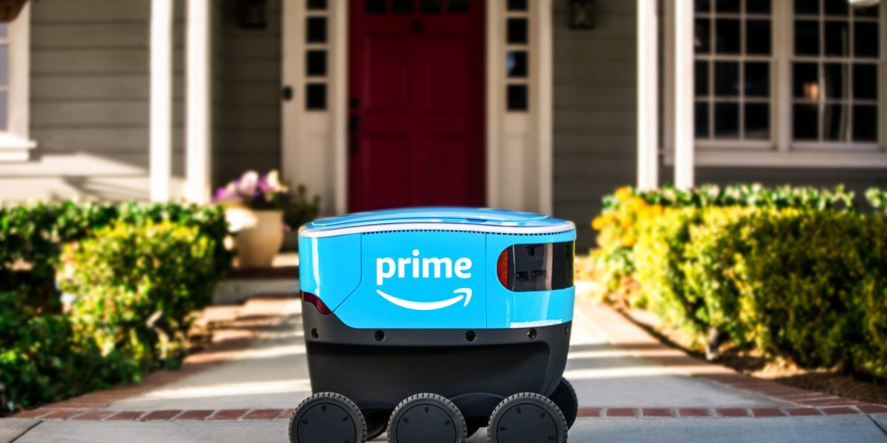 Amazon начал тестировать роботов-курьеров