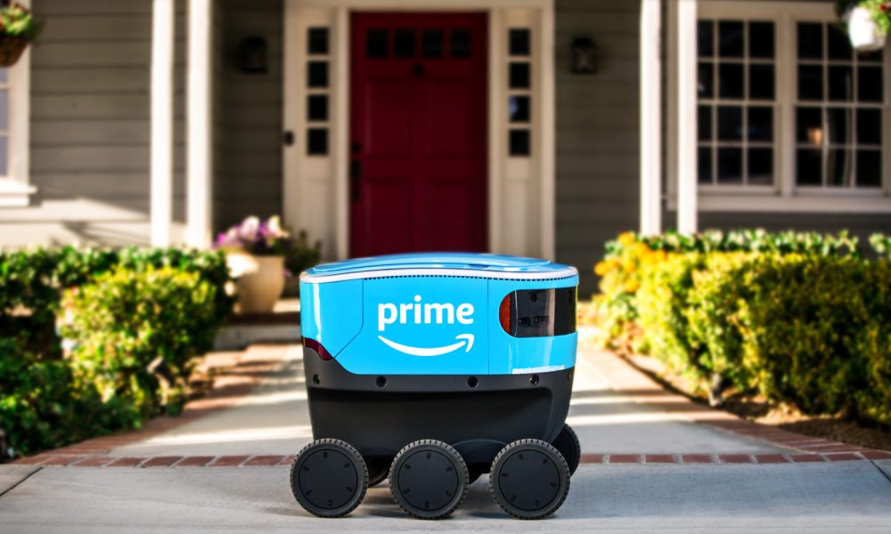 Amazon начал тестировать роботов-курьеров