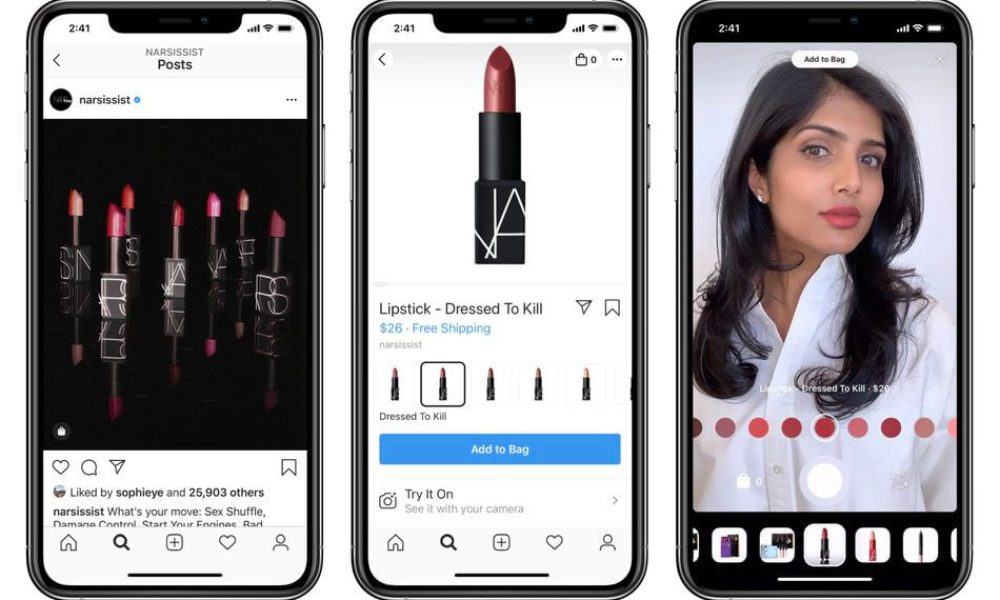Instagram запустил рекламу с виртуальной примеркой