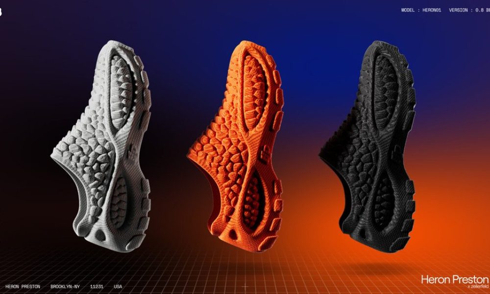 Heron Preston представил кроссовки, напечатанные на 3D-принтере