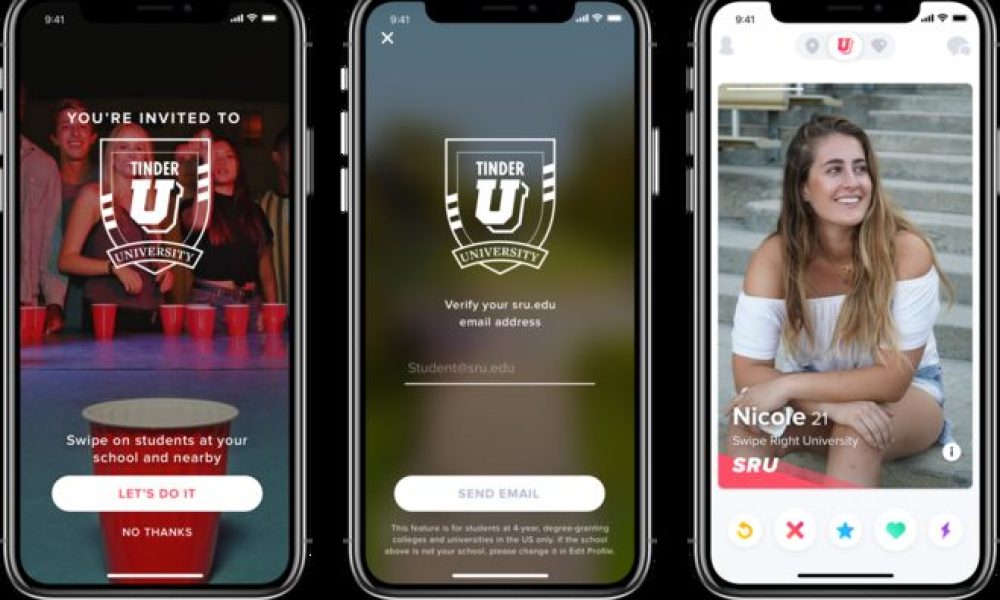 Tinder запустил Tinder U только для студентов