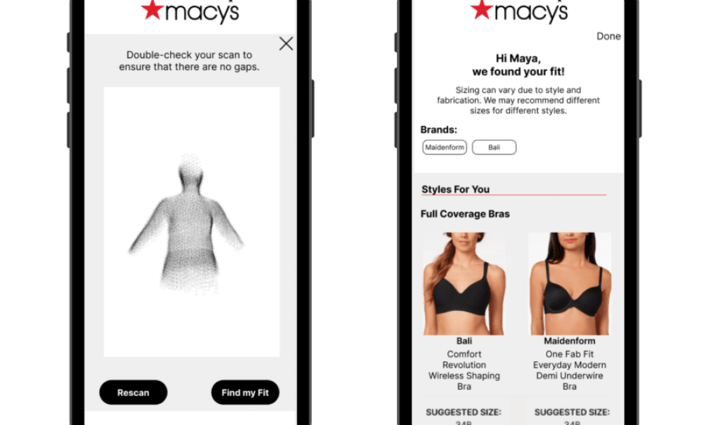 <strong>Ритейлер Macy’s внедрил «умную» примерку бюстгальтеров</strong>