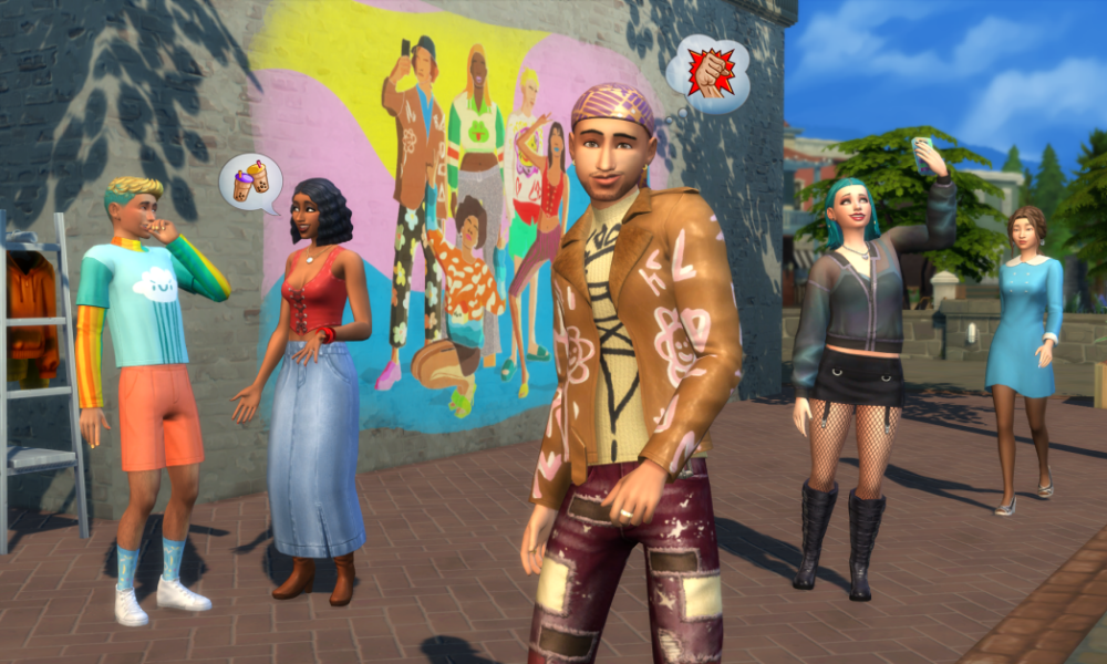 Одежда от Depop станет доступна в дополнении для The Sims 4