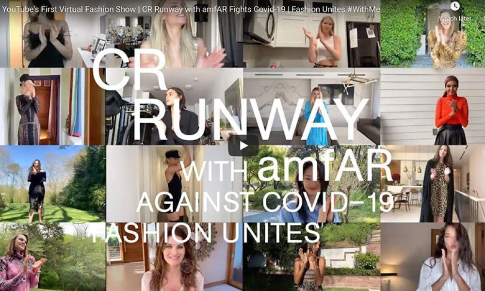 Карин Ройтфельд и amfAR устроили цифровое fashion-шоу на YouTube