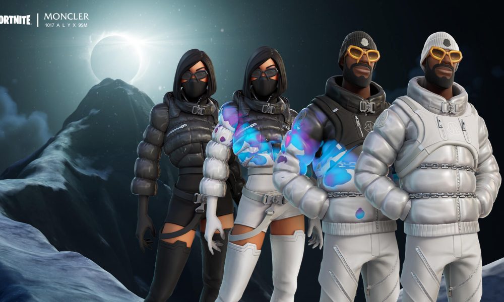 Moncler разработал виртуальную коллекцию одежды для Fortnite