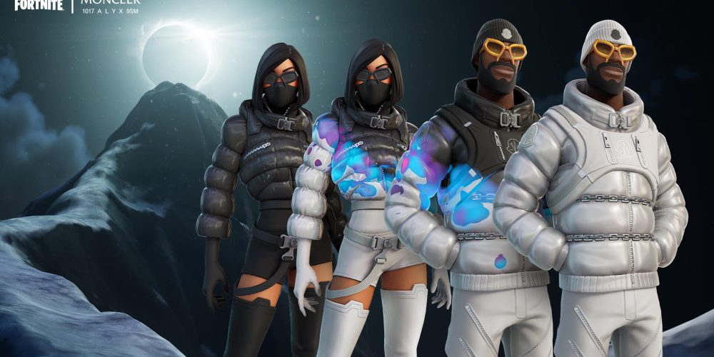 Moncler разработал виртуальную коллекцию одежды для Fortnite