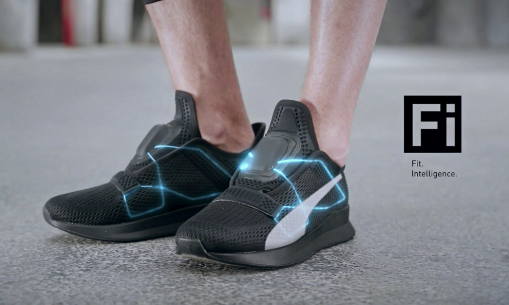 Puma представила «умные кроссовки» с автоматической шнуровкой