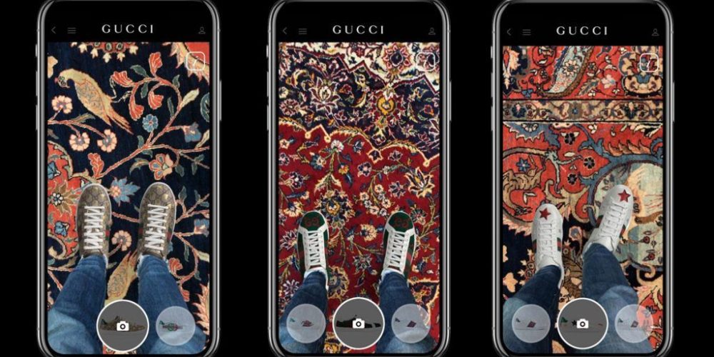 Gucci запустит приложение виртуальной примерки обуви